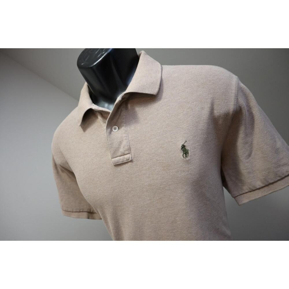 Polo Ralph Lauren Polo Mens XL‎ Brown Custom Fit Short Sleeve Solid NWOT
